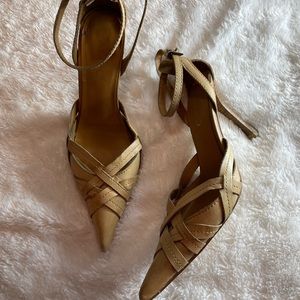 Aldo Leather Strappy Heel Sandals size 6